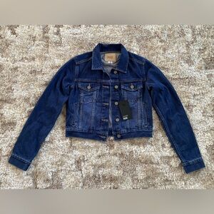 NWT PAIGE Dark Wash Denim Jacket Size XS